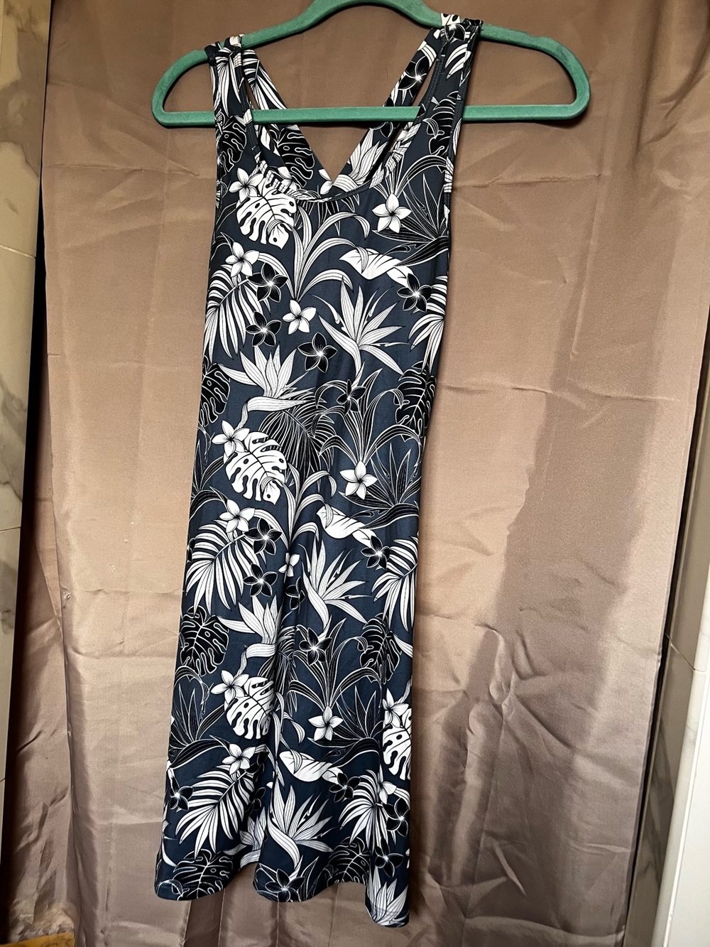 Kyodan Black & White Floral Active Dress